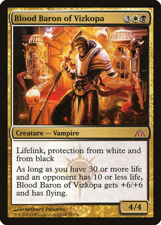Blood Baron of Vizkopa [Dragon's Maze] Magic: The Gathering
