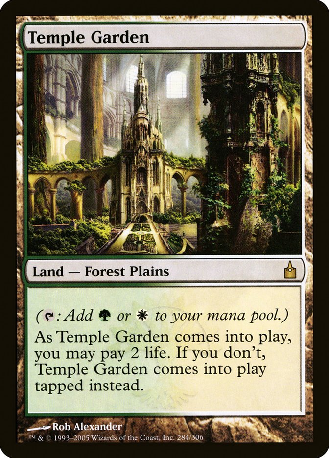 Temple Garden [Ravnica: City of Guilds] Magic: The Gathering