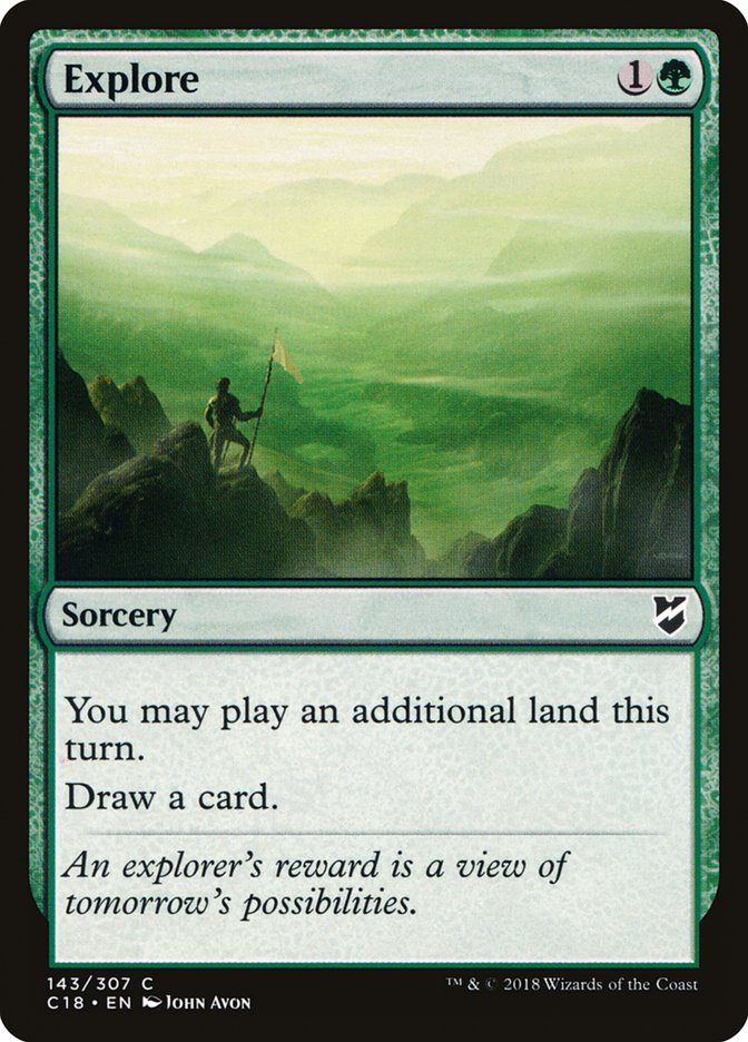 Explore [Commander 2018] Magic: The Gathering