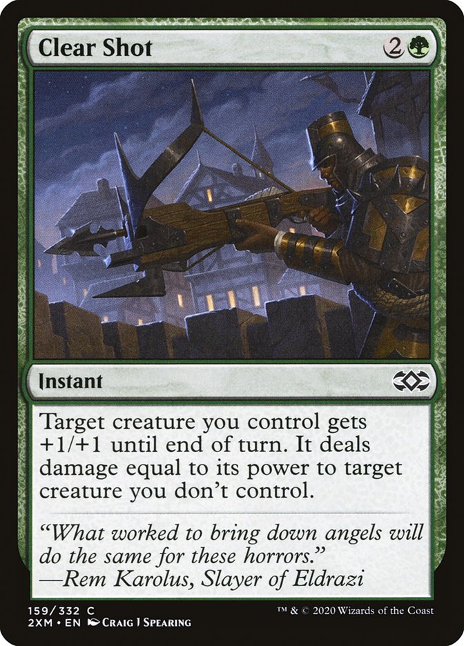 Clear Shot [Double Masters] Magic: The Gathering