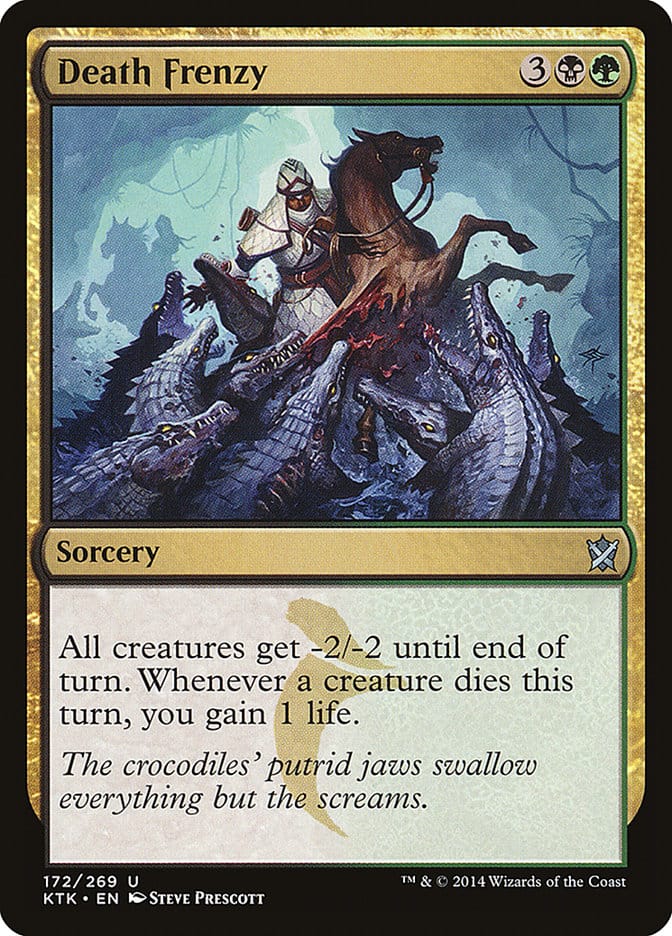 Death Frenzy [Khans of Tarkir] Magic: The Gathering