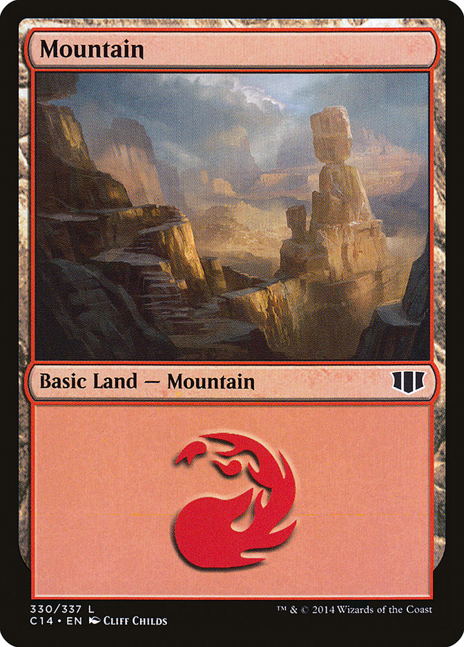 Mountain (330) [Commander 2014] Magic: The Gathering