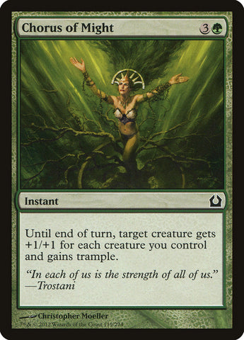 Chorus of Might [Return to Ravnica] Magic: The Gathering
