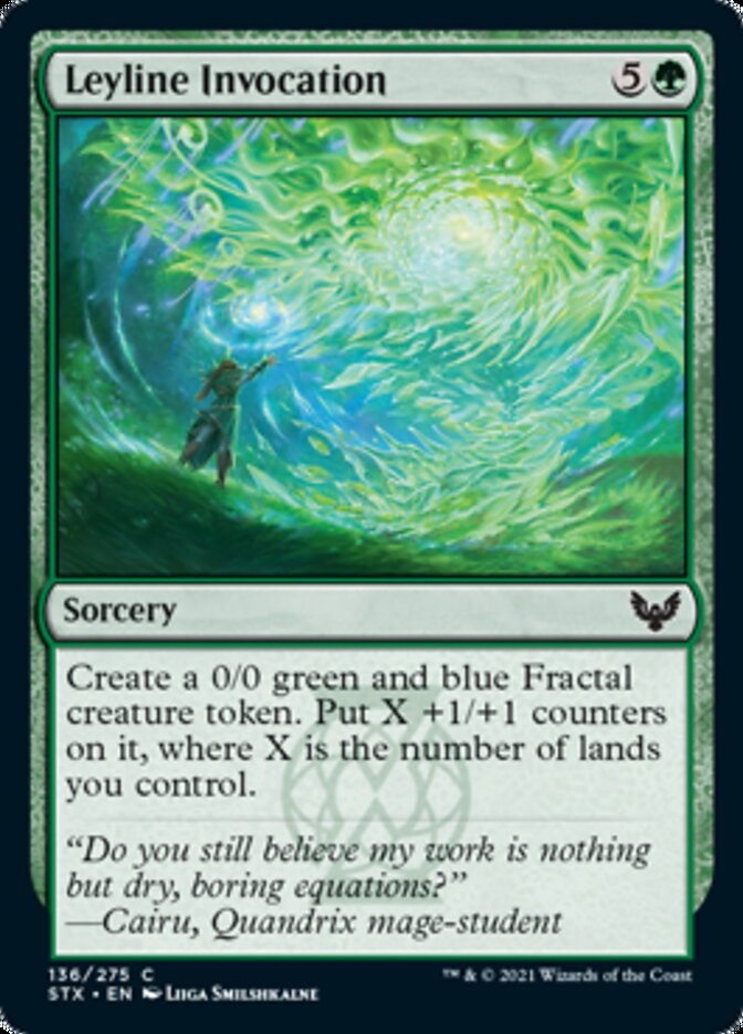 Leyline Invocation [Strixhaven: School of Mages] Magic: The Gathering