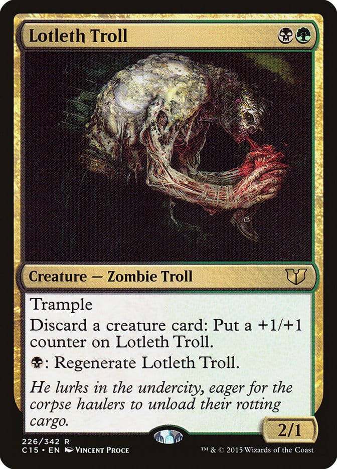 Lotleth Troll [Commander 2015] Magic: The Gathering