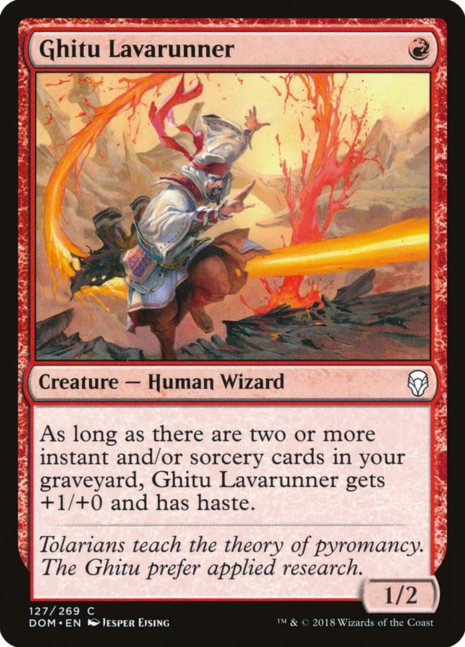 Ghitu Lavarunner [Dominaria] Magic: The Gathering