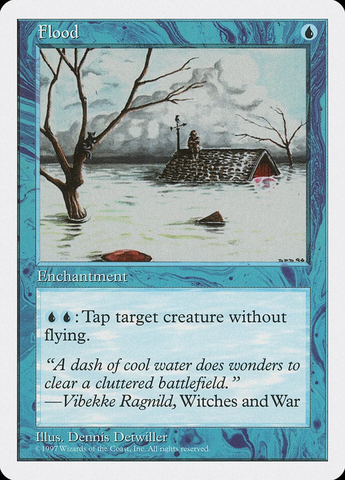 Flood [Fifth Edition] Magic: The Gathering