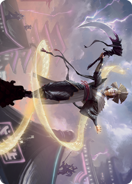 Naomi, Pillar of Order Art Card [Kamigawa: Neon Dynasty Art Series] Magic: The Gathering