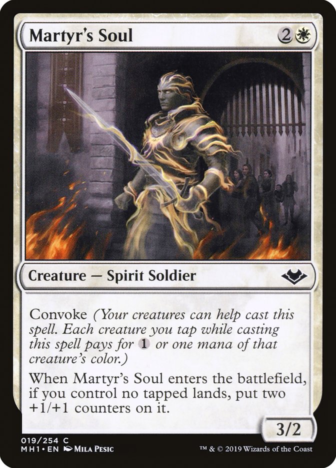 Martyr's Soul [Modern Horizons] Magic: The Gathering