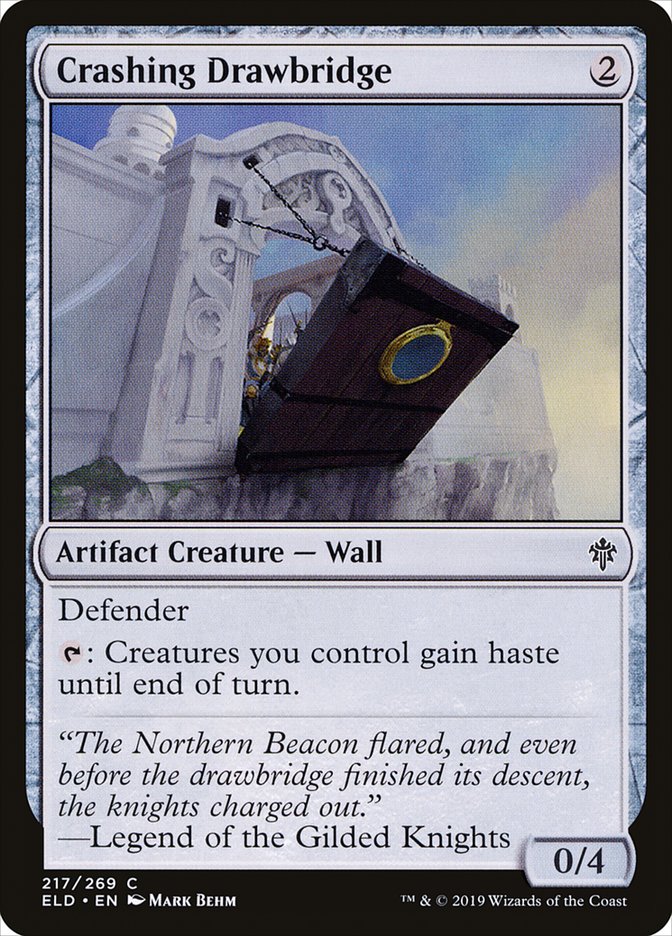 Crashing Drawbridge [Throne of Eldraine] Magic: The Gathering