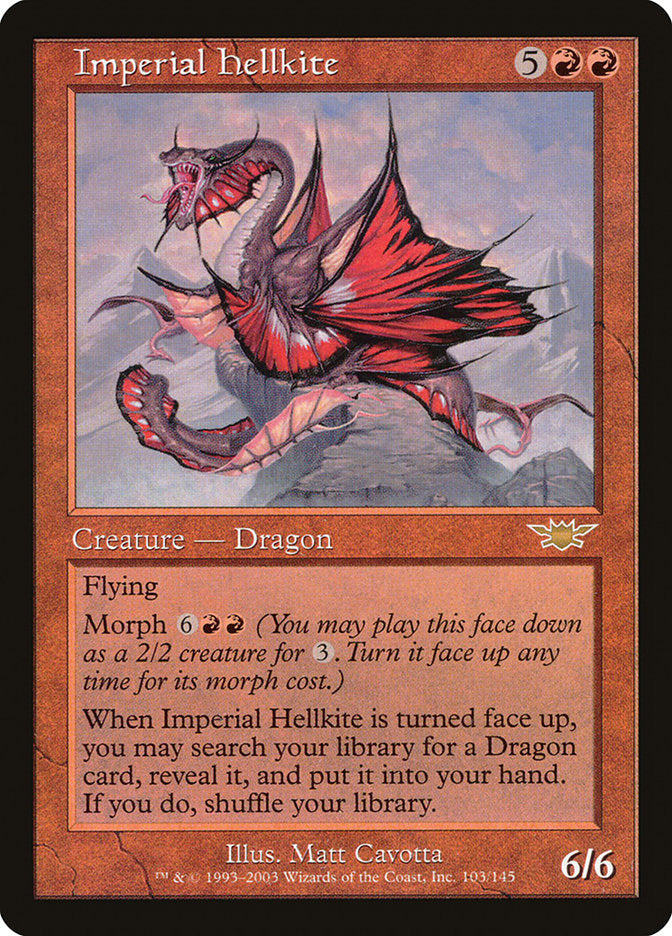 Imperial Hellkite [Legions] Magic: The Gathering