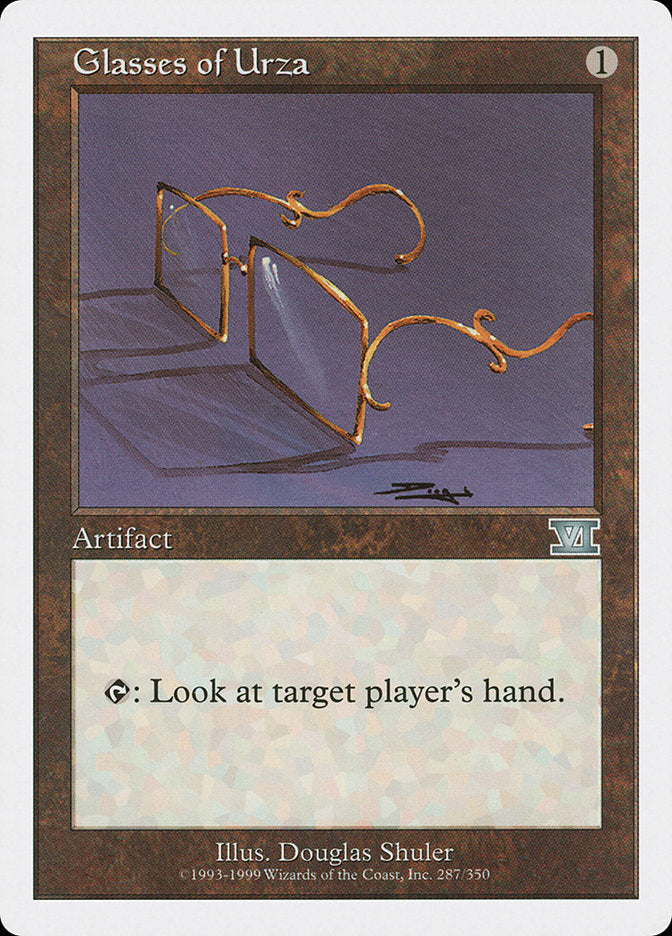 Glasses of Urza [Classic Sixth Edition] Magic: The Gathering