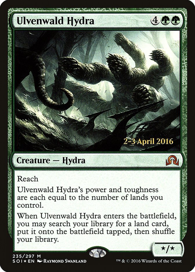 Ulvenwald Hydra [Shadows over Innistrad Prerelease Promos] Magic: The Gathering