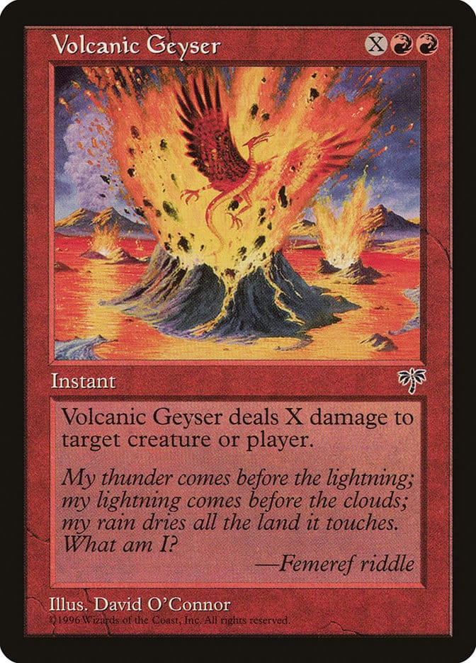 Volcanic Geyser [Mirage] Magic: The Gathering