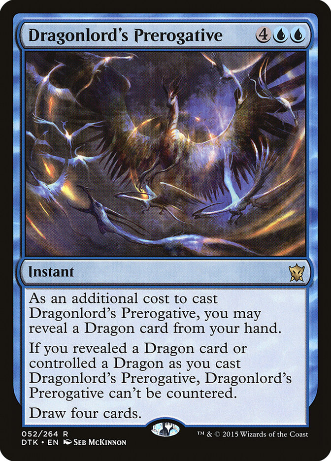 Dragonlord's Prerogative [Dragons of Tarkir] Magic: The Gathering