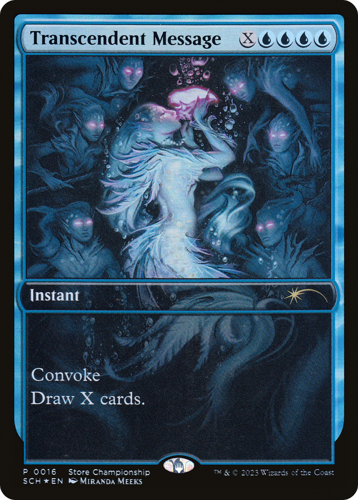 Transcendent Message [World Championship Promos] Magic: The Gathering