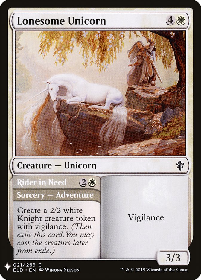 Lonesome Unicorn // Rider in Need [Mystery Booster] Magic: The Gathering