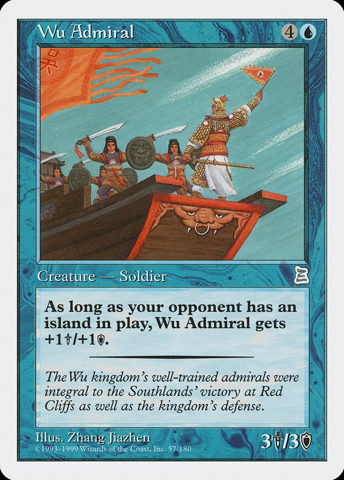 Wu Admiral [Portal Three Kingdoms] Magic: The Gathering