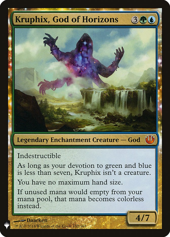 Kruphix, God of Horizons [Mystery Booster] Magic: The Gathering