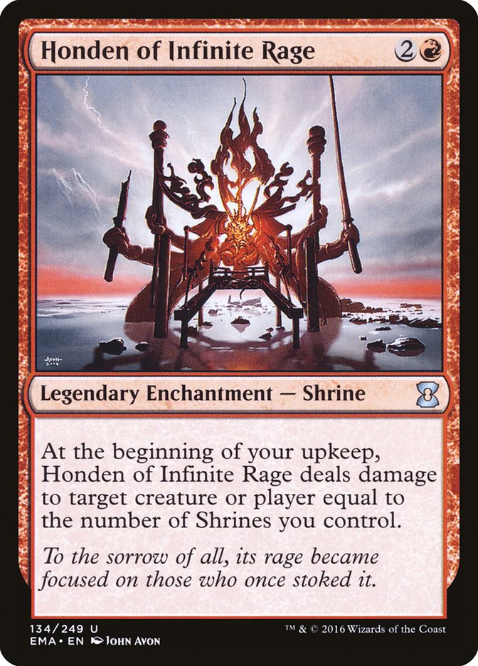 Honden of Infinite Rage [Eternal Masters] Magic: The Gathering
