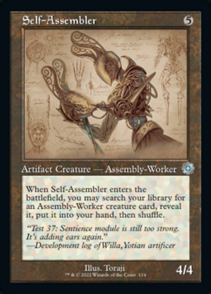 Self-Assembler (Retro Schematic) [The Brothers' War Retro Artifacts] Magic: The Gathering