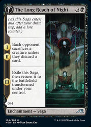 The Long Reach of Night // Animus of Night's Reach [Kamigawa: Neon Dynasty] Magic: The Gathering