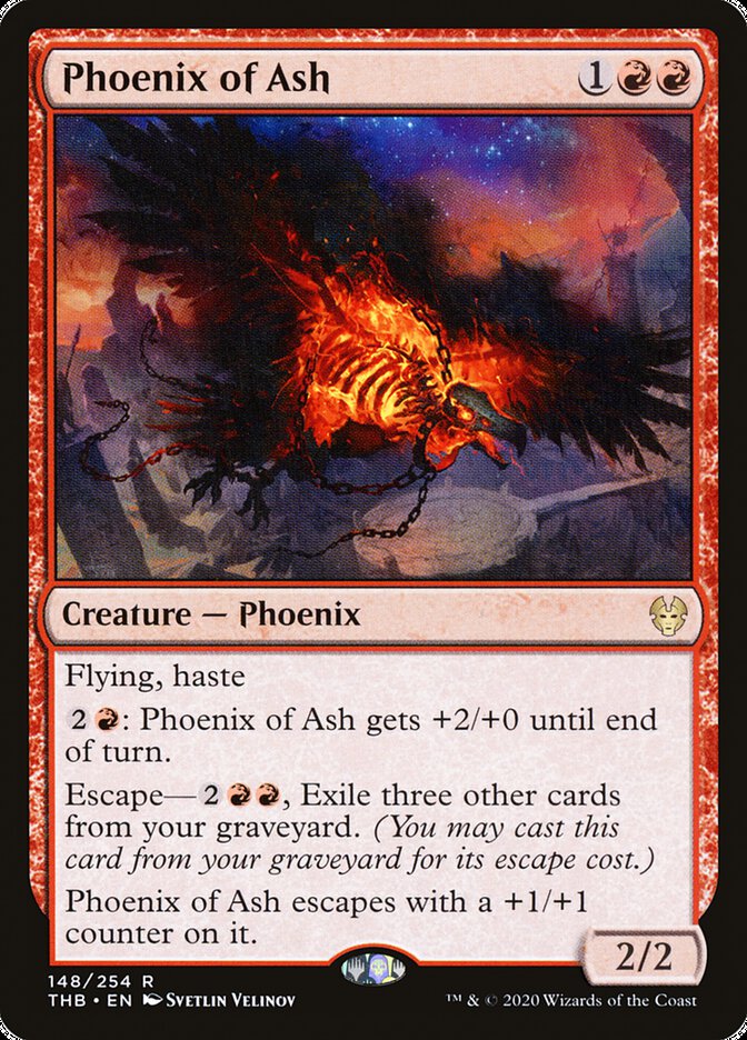 Phoenix of Ash [Theros Beyond Death] Magic: The Gathering