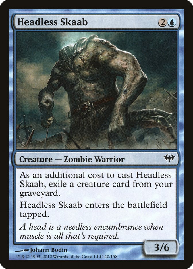 Headless Skaab [Dark Ascension] Magic: The Gathering