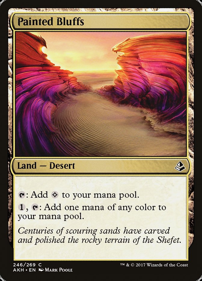 Painted Bluffs [Amonkhet] Magic: The Gathering