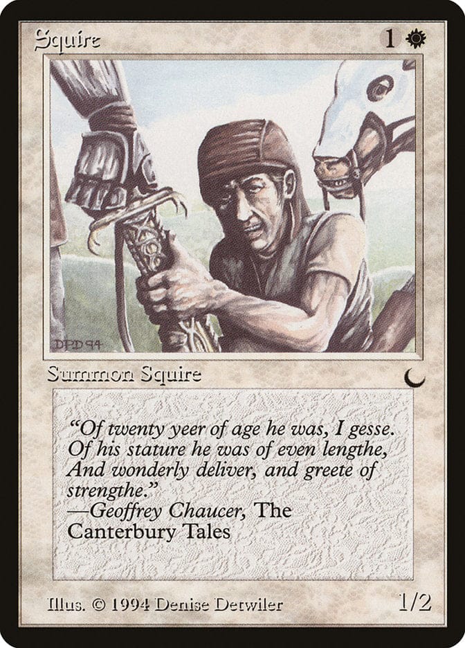 Squire [The Dark] Magic: The Gathering