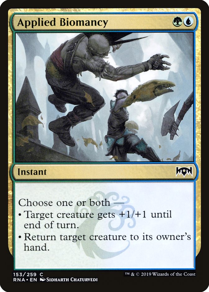 Applied Biomancy [Ravnica Allegiance] Magic: The Gathering