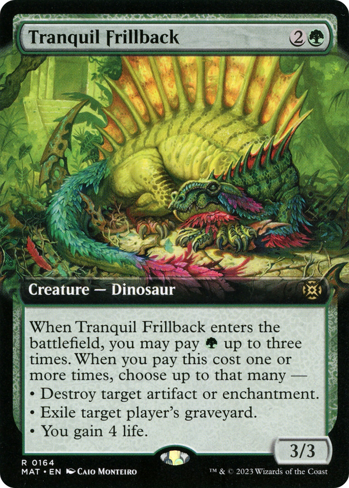 Tranquil Frillback (Extended Art) [March of the Machine: The Aftermath] Magic: The Gathering