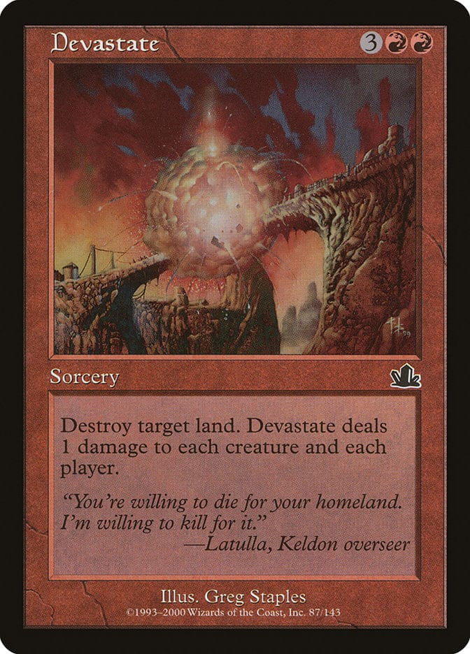 Devastate [Prophecy] Magic: The Gathering