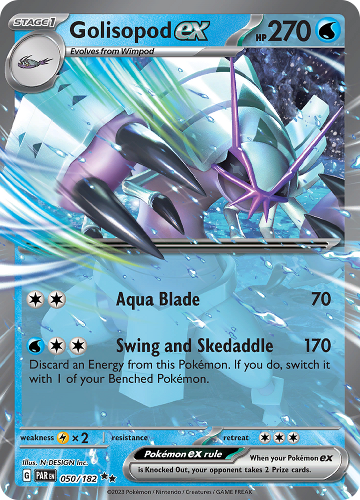 Golisopod ex (050/182) [Scarlet & Violet: Paradox Rift] Pokémon