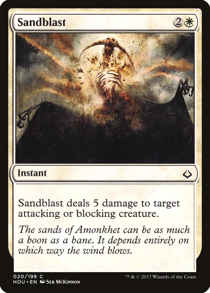 Sandblast [Hour of Devastation] Magic: The Gathering
