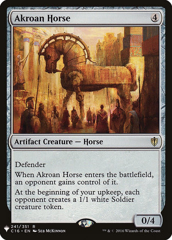 Akroan Horse [Mystery Booster] Magic: The Gathering