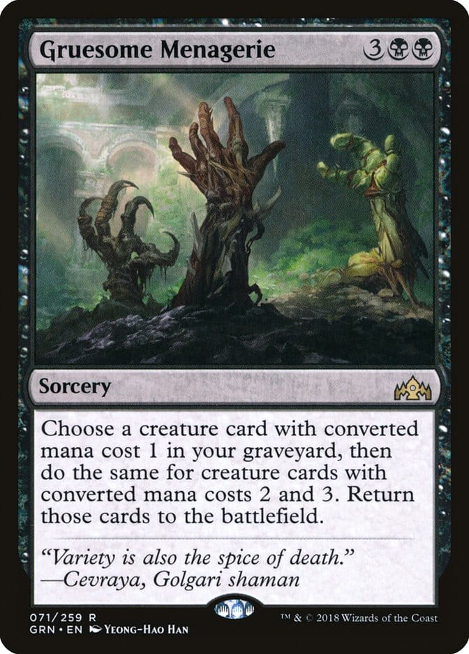 Gruesome Menagerie [Guilds of Ravnica] Magic: The Gathering
