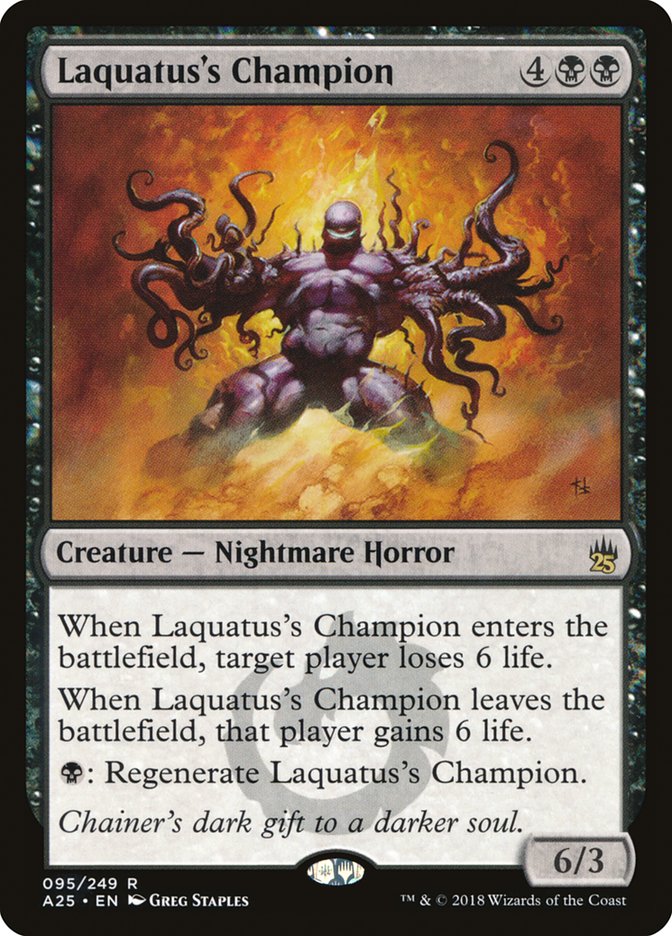 Laquatus's Champion [Masters 25] Magic: The Gathering