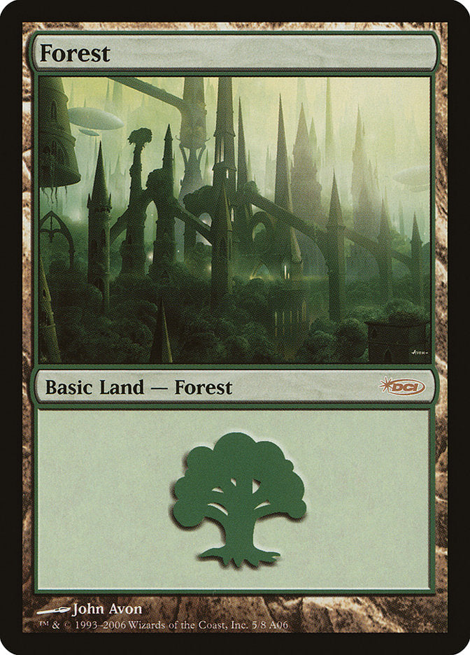 Forest (5) [Arena League 2006] Magic: The Gathering