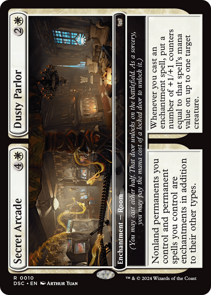 Secret Arcade // Dusty Parlor [Duskmourn: House of Horror Commander] Magic: The Gathering