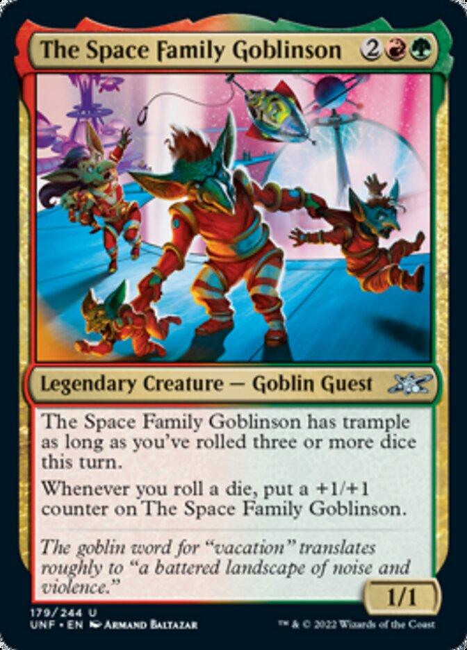 The Space Family Goblinson [Unfinity] Magic: The Gathering