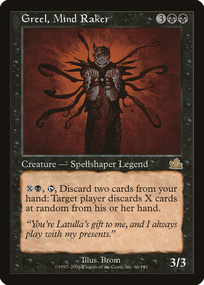 Greel, Mind Raker [Prophecy] Magic: The Gathering