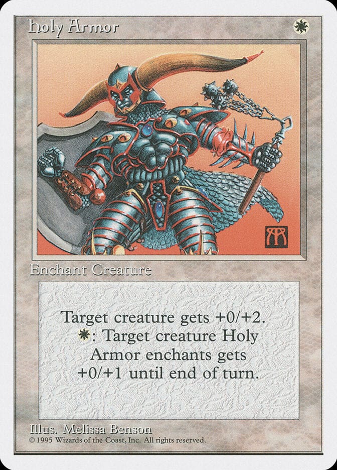 Holy Armor [Fourth Edition] Magic: The Gathering