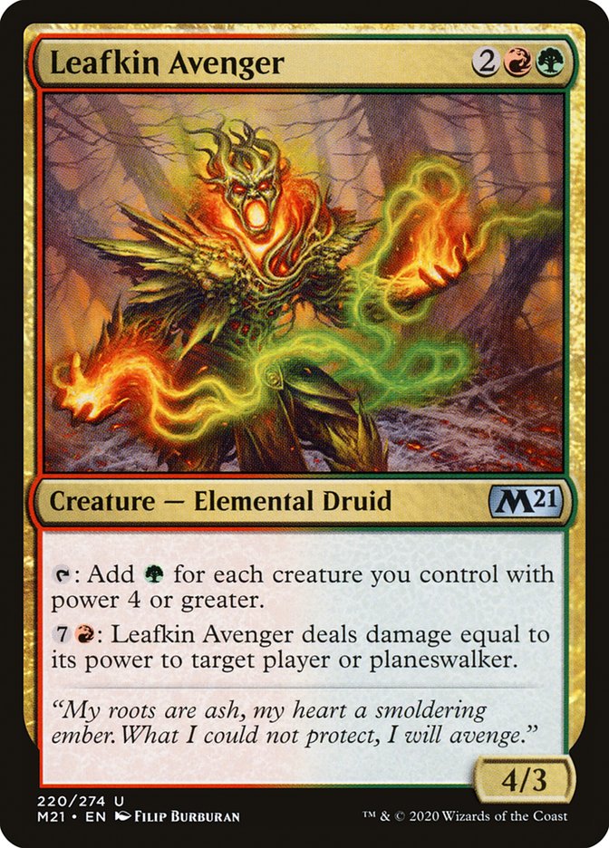 Leafkin Avenger [Core Set 2021] Magic: The Gathering