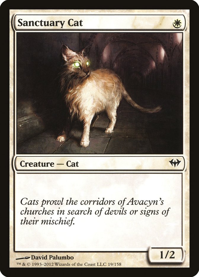 Sanctuary Cat [Dark Ascension] Magic: The Gathering
