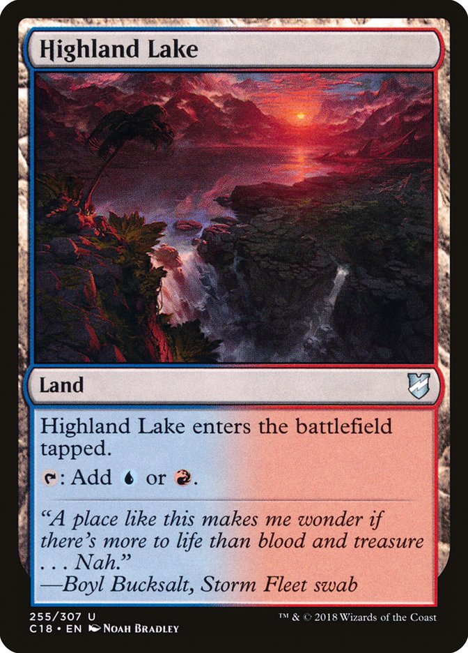 Highland Lake [Commander 2018] Magic: The Gathering