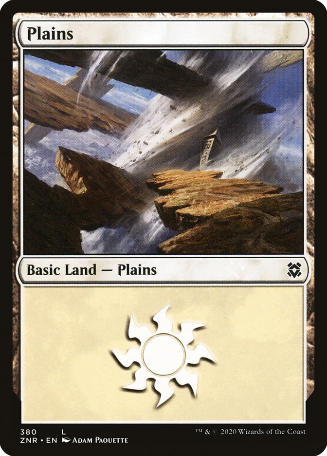 Plains (380) [Zendikar Rising] Magic: The Gathering