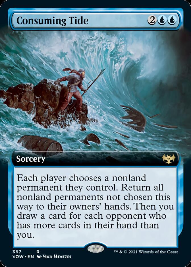 Consuming Tide (Extended Art) [Innistrad: Crimson Vow] Magic: The Gathering