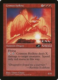 Crimson Hellkite (Oversized) [Oversize Cards] Magic: The Gathering