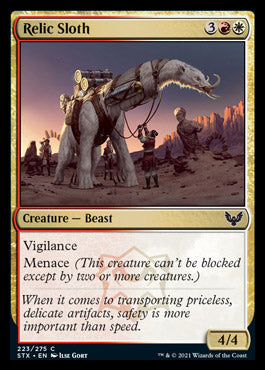Relic Sloth [Strixhaven: School of Mages] Magic: The Gathering